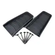 Downspout Splash Block, 17” Decorative Rain-Gutter Downspout Extensions, S