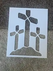 Crosses stencil paint/trace/drawing Size 8x10 reusable All sizes face painting