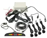 Elinz Parking Ultrasonic Sensor Kit Reversing System Truck Trailer Car Buzzer Alarm