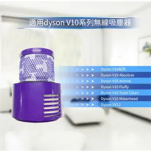 適用dyson戴森 H13級HEPA抗敏濾心 適用dyson V10、SV12系列無線吸塵器