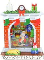 Cotton Candy - Xmas Lantern - Santa Fireplace from Tates Toyworld