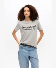 Venue Metallic Graphic Tee | Pumice Stone Marle
