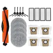 Main Brush, HEPA Filter, Mop Cloth, Dust Bag for Bot L20 Ultra Robot Vacuums