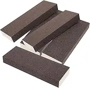 LALAFINA 5Pcs Sanding Blocks with Assorted Grits Sandpapers for Woodworking Furniture Polishing Decor Finishing