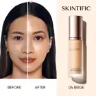 SKINTIFIC Serum Foundation SPF35 PA++ UVA UVB Full Coverage Soft 25ml #04 Beige