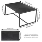 Nesting Coffee Table Storage Shelf Living Room Marble Gold Side Table Furniture