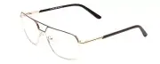 Calabria Big&Tall 25 Panthos Reading Glasses +1.50 Matte Brown/Shiny Gold Men Wo