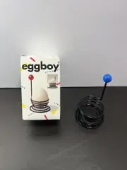 Vintage Egg Boy Boiled Egg Making Blue Single Serving ( 2 In Box)