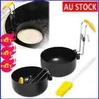 Stainless Steel Egg Cooker Egg Ring Collapsible Hang Ear Egg Boiler Poached SW