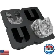 Customized Letter U Ice Cube Mold -Letter Silicone Ice Mold for Custom Ice Cu