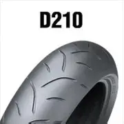 DUNLOP D210 Rear 190/50ZR17 M/C (73W) Tubeless Type (TL) 289541 Motorcycle Tire