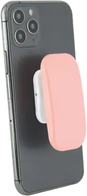 Techxtras 2-in-1 Phone Grip and Stand (Pink)