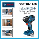 BOSCH GDR 18V-160 PROFESSIONAL CORDLESS IMPACT DRIVER(無充電器、無