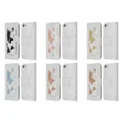 NATURE MAGICK ADVENTURE AWAITS MAP ON MARBLE LEATHER BOOK CASE FOR iPOD TOUCH