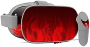 Skin Wrap for Oculus Go Fire Red