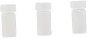 3pcs Laboratory Reagent Bottle Water Diffuser Bottle Caps Electrical PTFE Experiment Reagent Bottle 25ml Experiment Reagent Bottle Small Reagent Bottle White ULTECHNOVO