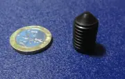 Steel Metric Set Screws, Cone Point, M12 x 1.75 x 20 mm Length, 10 Pieces