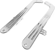 HOMOCONO 2pcs Electroplated Hairdressing Chair Armrests Replacement Sturdy Iron Armrests for Barber Shop