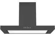 Omega 90cm Canopy Rangehood - Matte Black