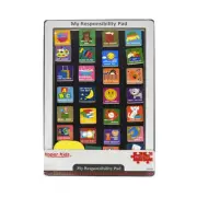 Kaper Kidz 17.5cm My Responsibility 3y+ Wooden Magnetic Pad Toy Kids/Toddlers