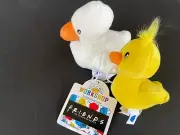 Build a Bear Teddy Bear Accessory - Plush Friends Chick & Duck Wristies - NEW