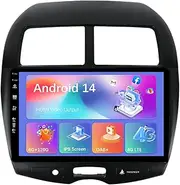 6G+128G with HDMI DAB+ 4G Car GPS Navigation Stereo for Mitsubishi ASX 2010-2017 Android 14 Double Din Head Unit Carplay WiFi BT DSP Camera Mic USB FM AM SWC IPS 10inch