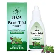 Jiva Tulsi Drops - 20 ml Pure Herbs Used, 100% Ayurvedic Formulation, Natural