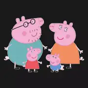 Pre Cut Peppa pig Edible image/ Peppa pig family/ Peppa family cake topper