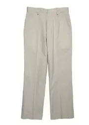 Ike Behar Boys' Flat Front Pants,Beige, Size 5, MSRP $65.
