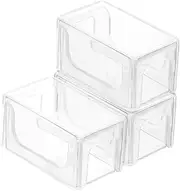 NULYLU 3pcs Acrylic Billiard Chalk Holder Case Durable Travel Storage Box for Snooker Accessories Compact Design for and Chalk Protection