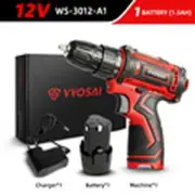 Cordless Drill Electric Screwdriver Mini Wireless Power Driver DC Lithium-Ion