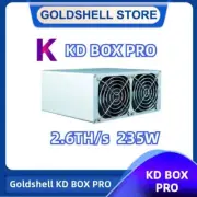 GoldShell KD BOX PRO Cryptocurrency KDA Miner 2.6TH/S 230W 0.088W/G No PSU
