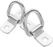 CHICAMPERA 2pcs Heavy Duty Tow Hook Rings Durable Towing Hook for Trailer and Automotive Use Easy Installation Resistant Car Accessories Stable Towing
