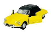 WELLY CITROEN DS 19 YELLOW WITH ROOF OLD TIMER 1:34 DIE CAST METAL NEW IN BOX