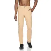 New Men's Reebok Anchor Tapered 5-Pocket Performance Pants W32 L32 Humus