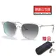 RAY BAN 雷朋 亞洲版 時尚透明大鏡面太陽眼鏡 RB4348D 644711 透明框漸層灰鏡片 公司貨