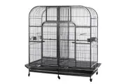 YES4PETS XXXL 185 cm Bird Cage Pet Parrot Aviary Perch Castor Wheel Removable Divider