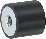 uxcell 20 x 20mm M6 Thread Female Rubber Mounts, Vibration Isolators, Replaces Anti Vibration Pads Flat Silent Block Base Block