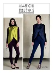 Vogue V9216 Sewing Pattern Marcy Tilton Vest & Pants Size 6-14