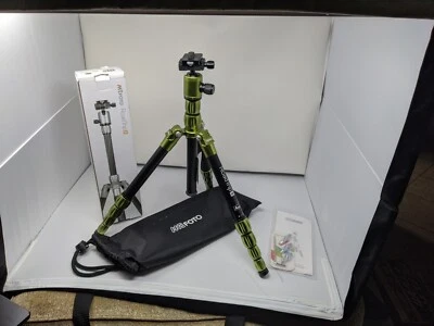 MeFOTO RTSAGRN RoadTrip S Travel Tripod (Aluminum, Green) - Max Load 17.6lb NWT