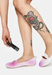 [ESQAPE] Pink Color Changing Flyh Wing Flats