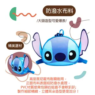 台灣現貨｜正版迪士尼 Disney｜ 大頭造型後背包 雙肩包 後背包 雙肩包 背包 肩背包 奇奇蒂蒂 史迪奇 小熊維尼