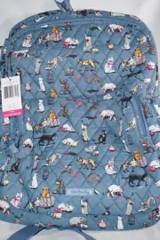 Vera Bradley Essential Large Backpack Cat's Meow NWT
