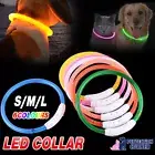 USB Rechargeable LED Dog Collar-Night Glow Safety Pet Collars Flashing Light Up
