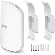 Wall Mount Holder for eero Max 7, No Messy Wires, Space Saving, Wall Stand Bracket Compatible with eero Max 7 Tri-Band Mesh Wifi System (2 Pack)