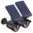 2023 Motion Sensor Solar Security Lights Outdoor 2-in-1 Landscape Spotlights ...