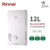 在飛比找蝦皮商城優惠-《林內Rinnai》RU-A1221RFN 屋外型12L自然