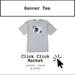 SUPREME FW19 BANNER TEE 短T 灰 【CCM】