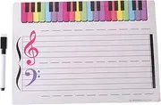 HOODANCOS Erasable Writing Staff Whiteboard Large Whiteboard Magnet Music Teaching Tool