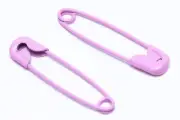 Pink Safety Pins #00 3/4" 200/PACK GREAT FOR PRICE TAGS,CRAFTS,SEWING & MORE USA